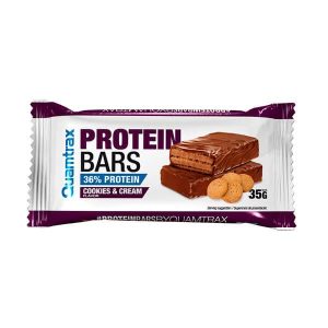 Protein Bars Cookies Cream Quamtrax 35 g